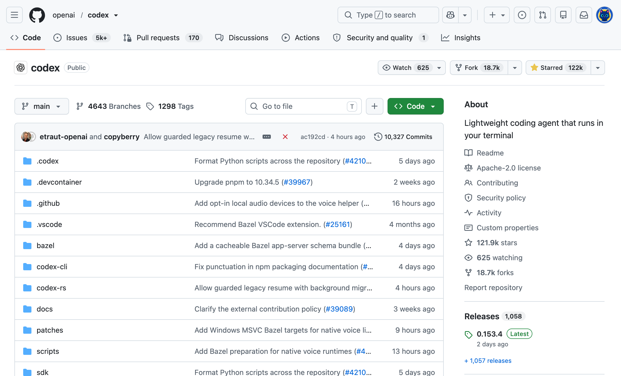 https://github.com/openai/codex