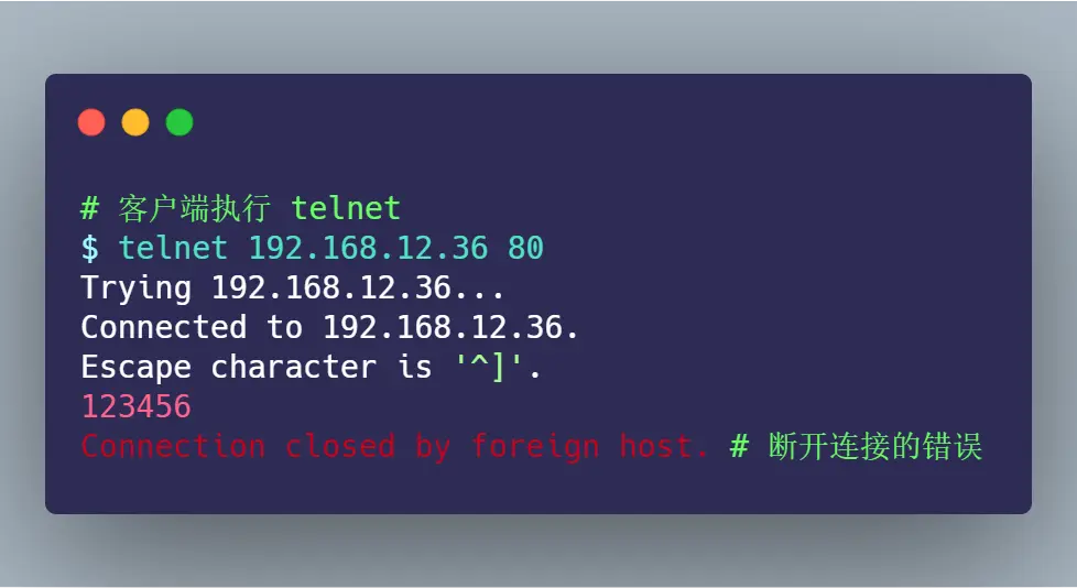 telnet