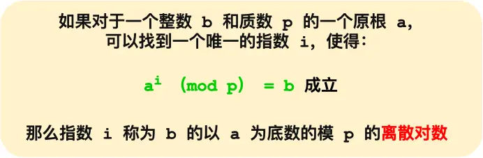 离散对数